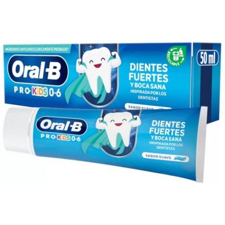 Oral-B Pasta de Dientes Pro Kids para Niños 0-6 años 50 ml