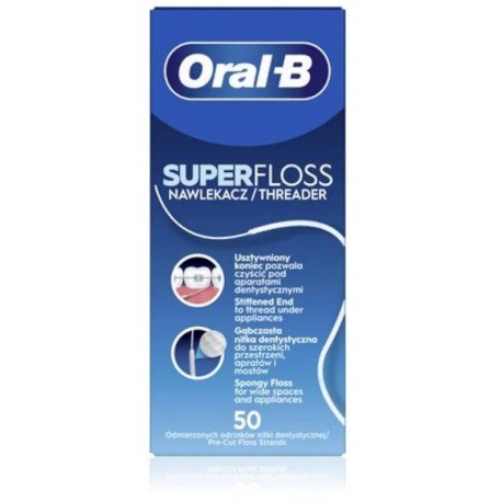 Oral-B Seda Dental Super Floss 50 Hebras Precortadas