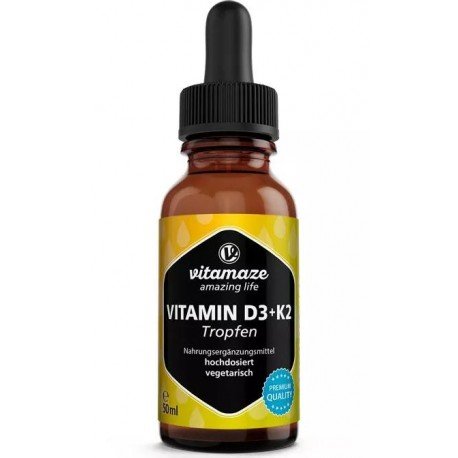 Vitamaze Vitamina D3 1000 UI + K2 Gotas 1700 Gotas