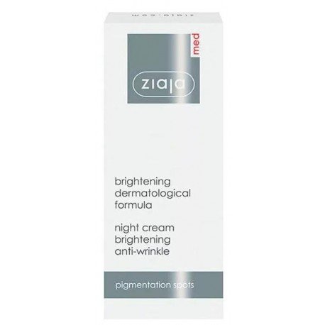 Ziaja Med Crema de Noche Blanqueadora Antiarrugas 50 ml