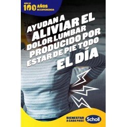 Scholl Plantillas In-Balance Alivio del Dolor Lumbar 1 Par (Talla 42,5-45)