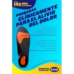 Scholl Plantillas In-Balance Alivio del Dolor Lumbar 1 Par (Talla 42,5-45)
