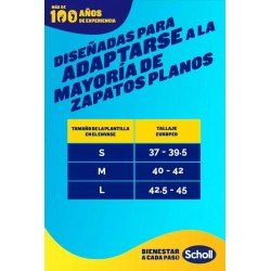 Scholl Plantillas In-Balance Alivio del Dolor Lumbar 1 Par (Talla 42,5-45)