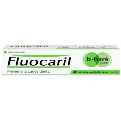 Fluocaril Bi-Fluoré 250mg Pasta Dentífrica Sabor Menta 125 ml