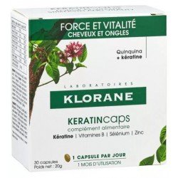 Comprar Klorane Keratincaps Cabello 30 Cápsulas