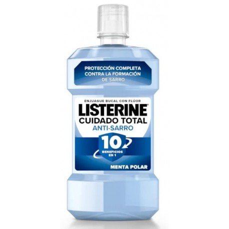 Listerine Cuidado Total Enjuague Bucal Anti-Sarro Menta Polar 500 ml