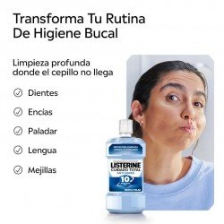 Listerine Cuidado Total Enjuague Bucal Anti-Sarro Menta Polar 500 ml