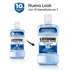Listerine Cuidado Total Enjuague Bucal Anti-Sarro Menta Polar 500 ml