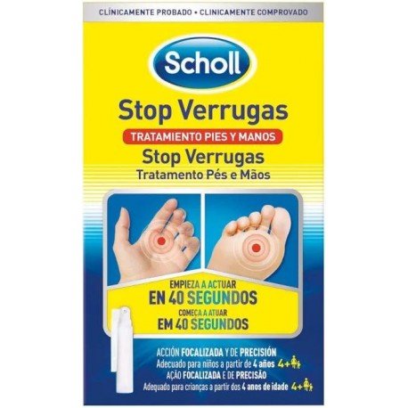 Scholl Tratamiento Stop Verrugas para Pies y Manos 80 ml