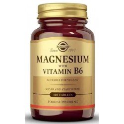 Comprar Solgar Magnesio + B6 100 Comprimidos