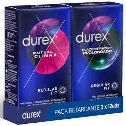 Comprar Durex Preservativos Placer Prolongado 12 uds + Mutual Climax 12 uds