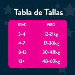 Huggies DryNites Pañales de Noche Niña Talla 4-7 (17-30 Kg) 10 Uds