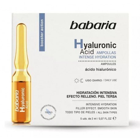 Babaria Ampollas Faciales Ácido Hialurónico 5 uds