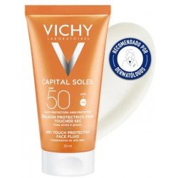 Comprar Vichy Capital Soleil Emulsión Solar Facial Tacto Seco SPF50+ 50 ml