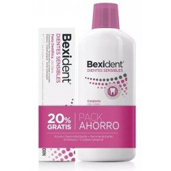 Comprar Bexident Colutorio Dientes Sensibles 500ml + Dientes Sensibles Pasta Dental 75 ml