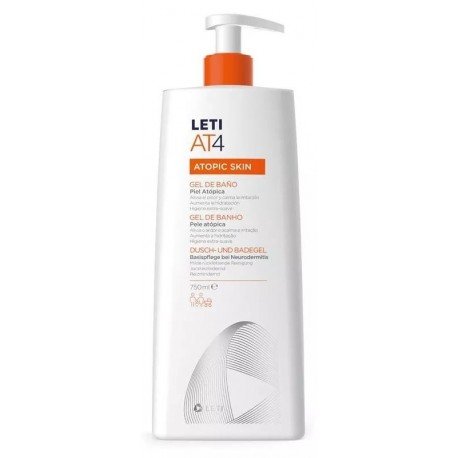 Leti AT4 Gel de Baño Dermograso 750 ml