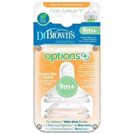 Dr Browns Tetina Option+ Boca Ancha para Cereales