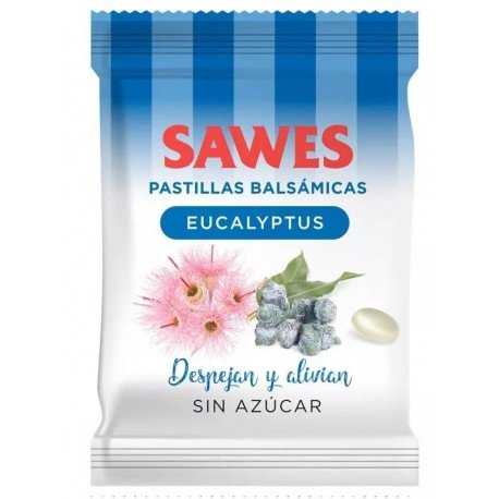 Sawes Caramelos Eucalyptus Sin Azúcar 50 gr