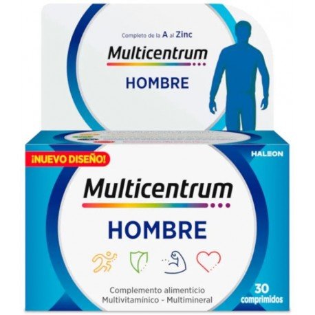 Multicentrum Hombre 30 Comprimidos
