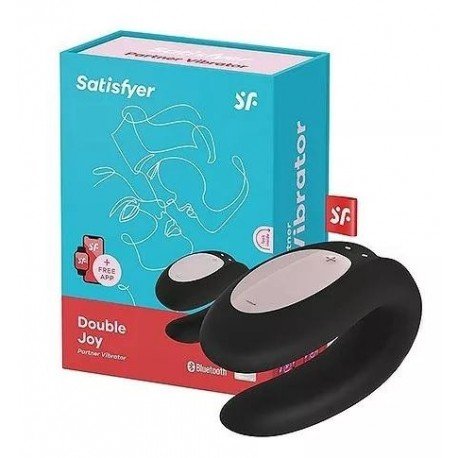 Satisfyer Double Joy Negro + App Gratis