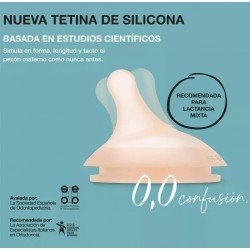 Suavinex Zero Zero Set Biberón Anticólicos Flujo Medio +3m 270 ml + Bolsa Fair
