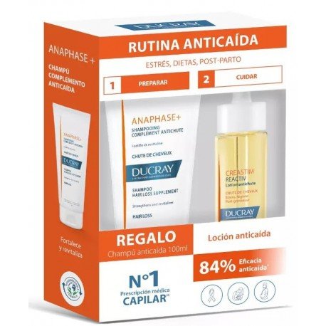 Ducray Creastim Reactiv Loción Anticaída 60 ml + Anaphase Champú 100 ml