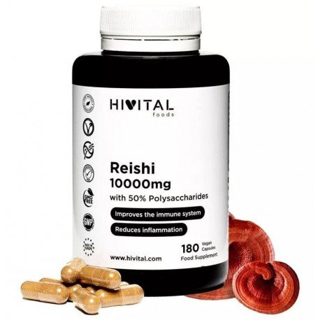 Hivital Reishi 10000 mg 180 Cápsulas