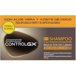 Just For Men Control GX Champú y Acondicionador Reductor de Canas 118 ml