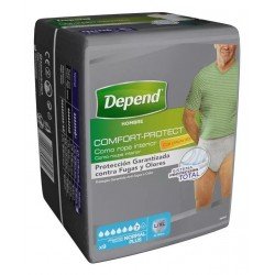 Comprar Depend Pañal Adulto Extradiscreto Normal L/XL Hombre 9 uds