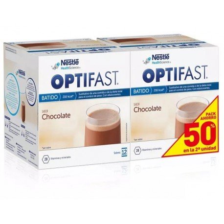 Optifast Batido de Chocolate 2x12 Sobres