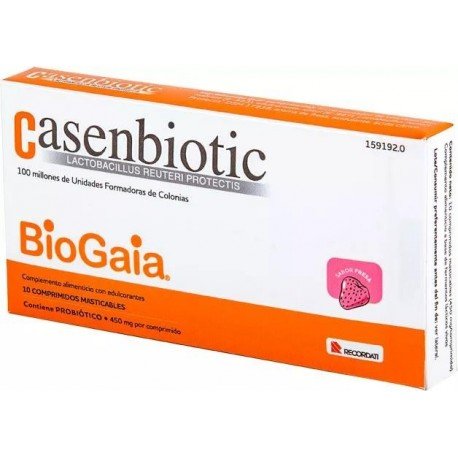 Casenbiotic Fresa 10 Comprimidos
