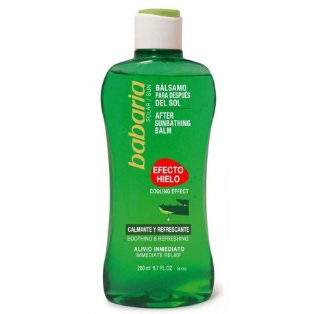 Babaria Bálsamo Después del Sol Efecto Hielo Aloe 200 ml