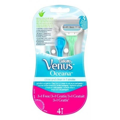 Gillette Maquinilla Desechable Venus Oceana 3+1 Uds