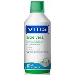 Comprar Vitis Colutorio Aloe Vera Sabor Menta 400 ml + Regalo 100 ml