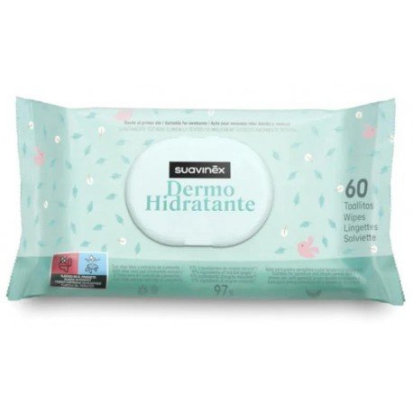 Suavinex Toallitas Húmedas Dermohidratantes 60 uds