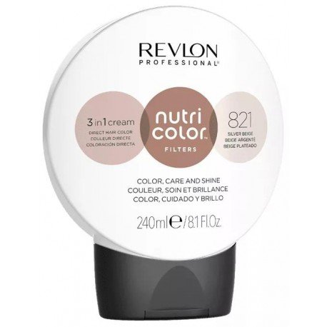 Revlon Nutricolor Filters Nº 821 Beige Plateado 240 ml