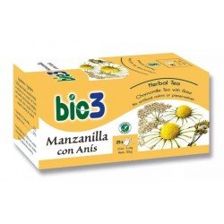 Comprar Bio3 Manzanilla con Anis 25 Bolsitas
