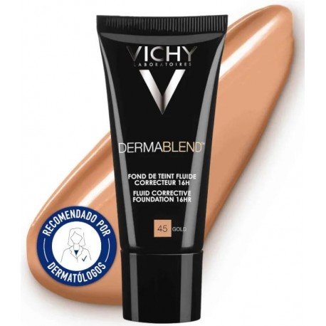 Vichy Dermablend Maquillaje Fluido Corrector 45 Gold 30 ml