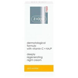 Comprar Ziaja Med Crema de Noche Antiarrugas y Regeneradora Vitamina C y HA/P 50 ml