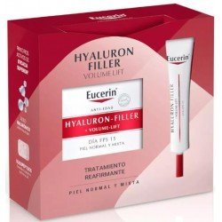 Comprar Eucerin Hyaluron-Filler Volume Lift SPF15 50 ml + Contorno Ojos 15 ml