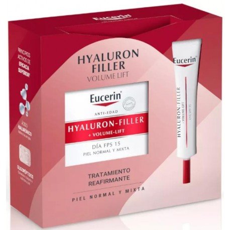 Eucerin Hyaluron-Filler Volume Lift SPF15 50 ml + Contorno Ojos 15 ml