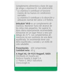 A.Vogel Urticalcin Vitamina D 600 Comprimidos