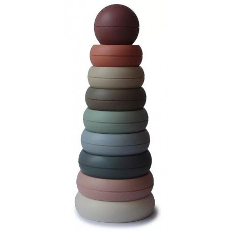 Mushie Anillos Apilables Solid Original