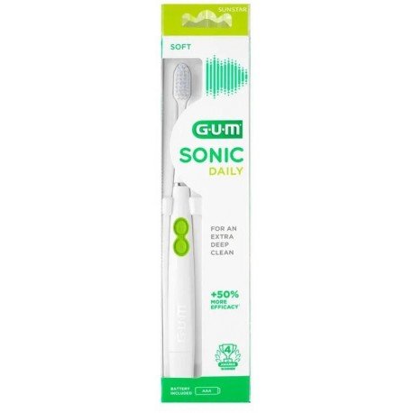 Gum Sonic Daily Cepillo Eléctrico Suave Blanco