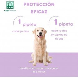 Menforsan Pipeta Anti Insectos para Perros 2 uds