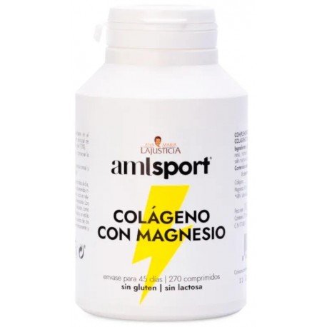 Ana Maria Lajusticia Amlsport Colágeno con Magnesio 270 Comprimidos