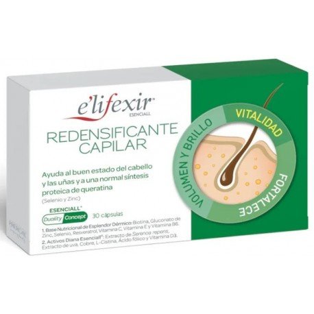 Elifexir Esenciall Redensificante Capilar 30 Cápsulas