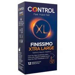 Comprar Control Finissimo Xtra Large Preservativos 12 uds