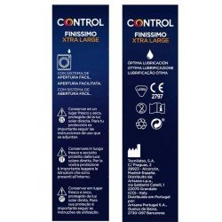 Control Finissimo Xtra Large Preservativos 12 uds