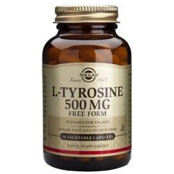 Comprar Solgar L-Tirosina 500 mg 50 Cápsulas Vegetales